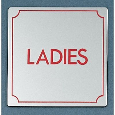 光 サインプレート LADIES KS1114-2 1枚 359-6470（直送品）