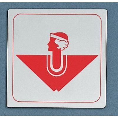 光 サインプレート 逆三女 KS1114-8 1枚 347-1324（直送品）