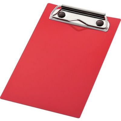 光 クリップボード 用箋挟み 赤 Y-84-2 1セット(5個) 562-7216（直送品）