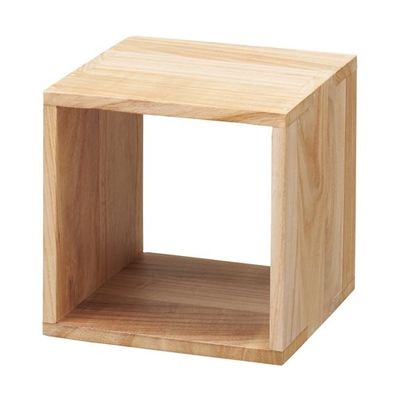 アズワン 木製ディスプレイボックス ナチュラル 20cm角 65-9345-51 1個（直送品）