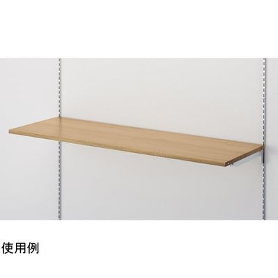 アズワン 木目調スチール棚セット ラスティック柄調 W120×D40cm 65-9345-33 1個（直送品）