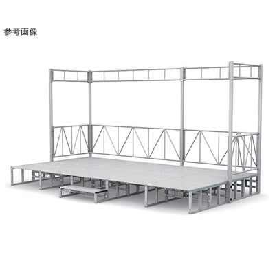 パックス工業 バックパネルステージH400 Cセット S-CS40WP 1セット 63-1218-85（直送品）