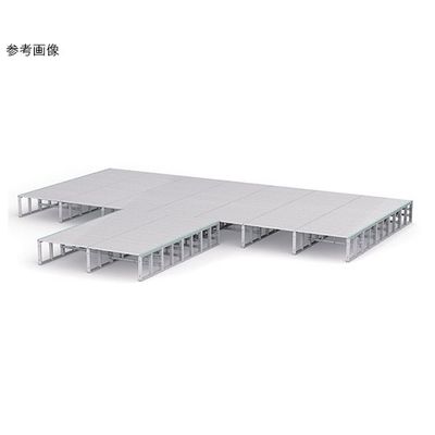 パックス工業 花道ステージH400 Aセット S-AS40WH 1セット 63-1218-89（直送品）