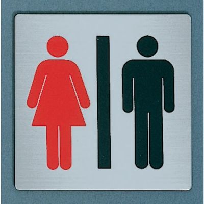 光 サインプレート 標準 男女マーク FS1113-11 1枚 359-8085（直送品）