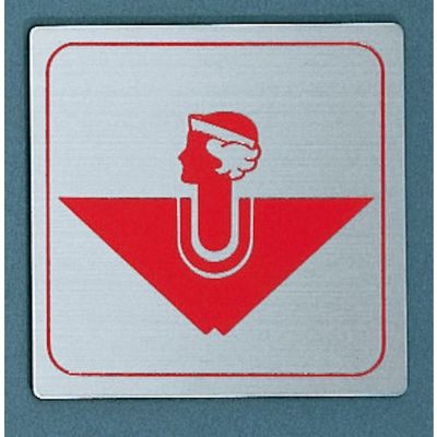 光 サインプレート 逆三女 FS1113-8 1枚 359-3359（直送品）