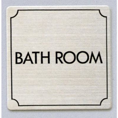 光 サインプレート BATH ROOM FS893-16 1枚 359-3375（直送品）