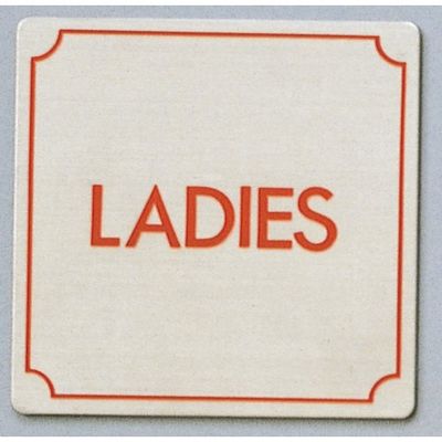 光 サインプレート LADIES FS893-18 1枚 359-6563（直送品）