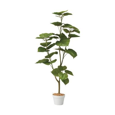 アズワン フィカスウンベラータ(フェイクグリーン 人工樹木)130cm 65-9345-84 1個（直送品）