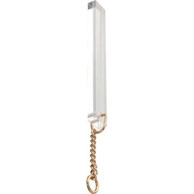 光 キーホルダー 無色透明 KY215-1 1セット(5個) 352-7520（直送品）