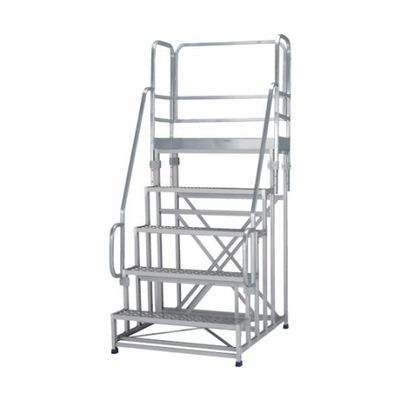 アルインコ 作業台 金具SUS仕様フルセット手すり付き CMT5151AST 1台 62-8867-70（直送品）