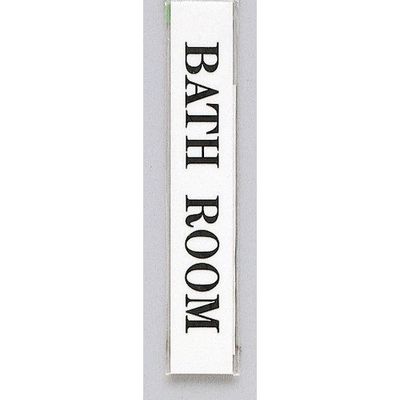 光 サインプレート BATH ROOM UP318-10 1セット(5枚) 359-4877（直送品）