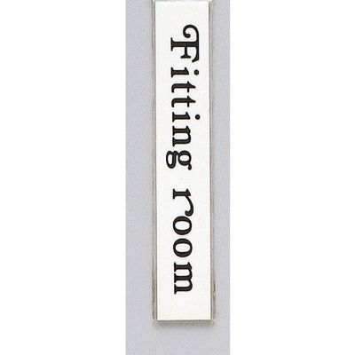 光 サインプレート Fitting room UP318-9 1セット(5枚) 347-1295（直送品）