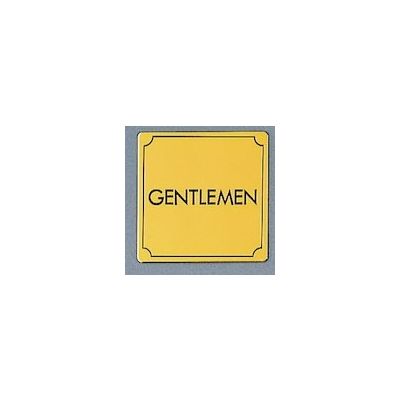 光 サインプレート GENTLEMEN LG880-17 1枚 360-1306（直送品）
