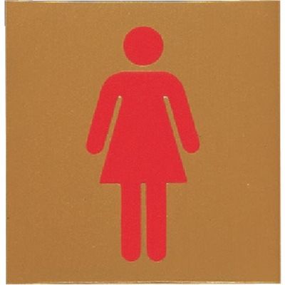 光 サインプレート 女 RA1118-4 1枚 360-2792（直送品）