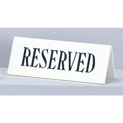 光 サインプレート RESERVED UP718-4 1セット(5個) 359-8058（直送品）