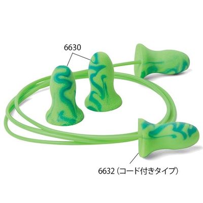 モルデックスジャパン メテオスモール使い捨て耳せん(コード付き) マーブルグリーン 2000組入 6632 1箱(2000組)（直送品）