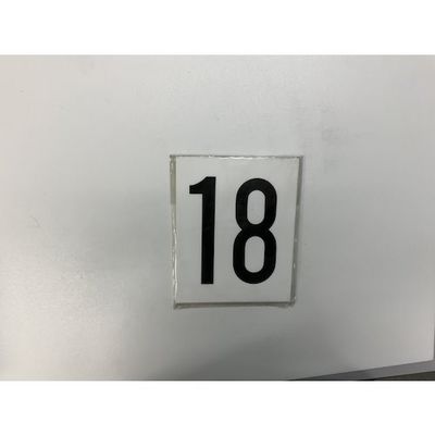 光 サインプレート 18 UP1500-18 1枚 359-3292（直送品）