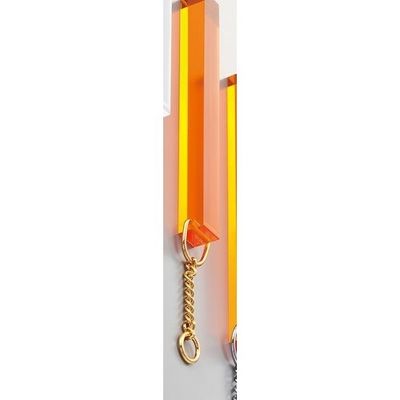 光 キーホルダー 金茶透明 KY430-3 1セット(5個) 352-9030（直送品）