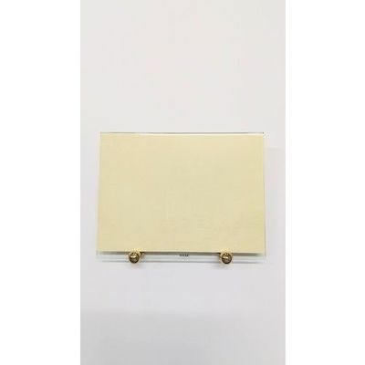 光 メニュー立て真鍮ゴールド台 ガラス M-32-1 1セット(5個) 353-1888（直送品）