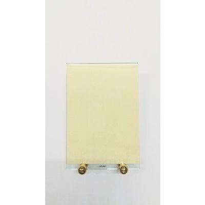 光 メニュー立て真鍮ゴールド台 ガラス M-52-1 1セット(5個) 353-2163（直送品）