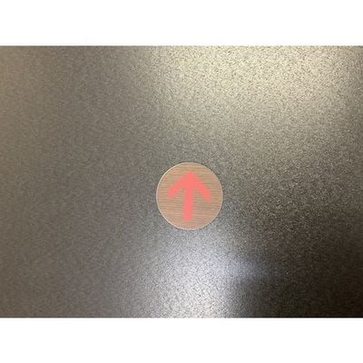 光 サインプレート 矢印 WMS58-7 1セット(5枚) 360-1299（直送品）