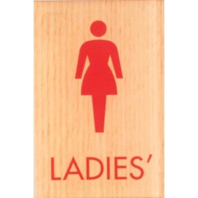 光 サインプレート LADIES’ WMS67-5 1セット(5枚) 359-9705（直送品）