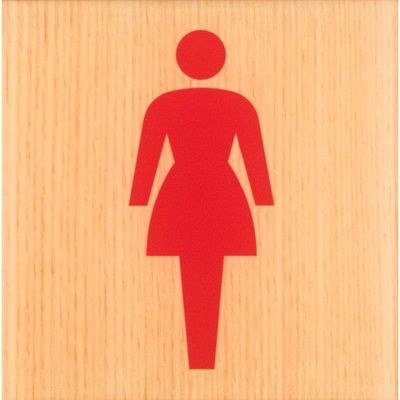 光 サインプレート 女子マーク WMS1007-2 1セット(5枚) 360-1217（直送品）