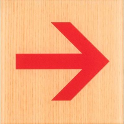 光 サインプレート 矢印 WMS1007-5 1セット(5枚) 360-2804（直送品）