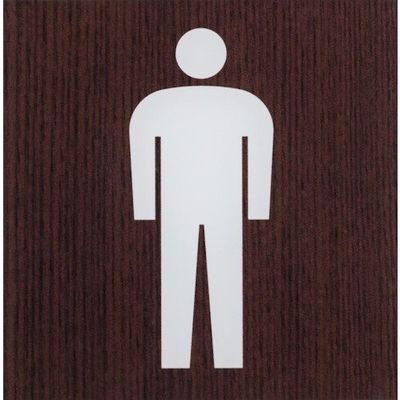 光 サインプレート 男子マーク WMS1008-1 1セット(5枚) 360-2782（直送品）