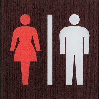 光 サインプレート 男・女マーク WMS1008-3 1セット(5枚) 360-1269（直送品）