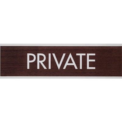 光 サインプレート PRIVATE WMS1848-4 1セット(5枚) 360-2847（直送品）