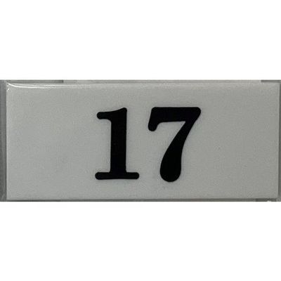 光 サインプレート 17 UP370A-17 1枚 360-2806（直送品）