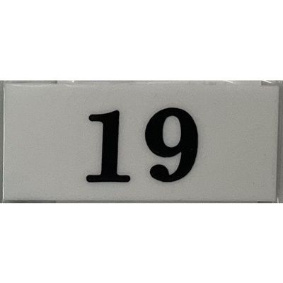 光 サインプレート 19 UP370A-19 1枚 360-1305（直送品）