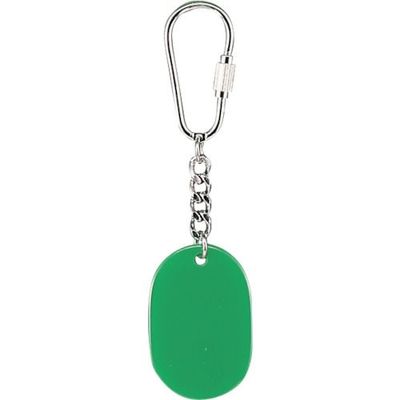 光 キーホルダー エメラルドグリーン KY317-5 1セット(10個) 353-1840（直送品）