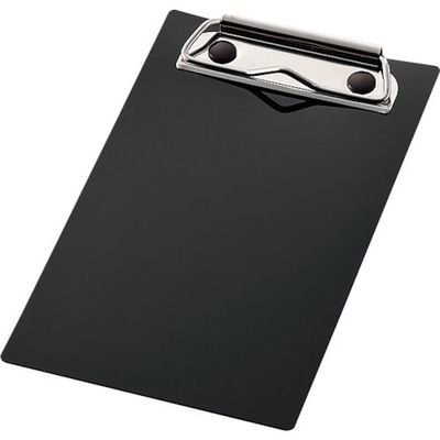 光 クリップボード 用箋挟み 黒 Y-84-3 1セット(5個) 562-7215（直送品）