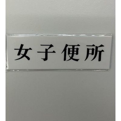 光 サインプレート ヨコ型 女子便所 Y5150-170 1セット(5枚) 359-3357（直送品）