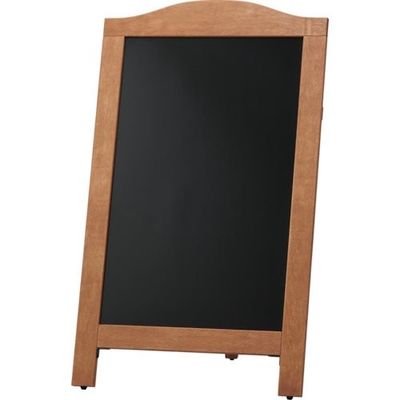 光 マーカー用黒板 片面ブラックボード 茶枠 YKBD103-1 1台 352-9019（直送品）