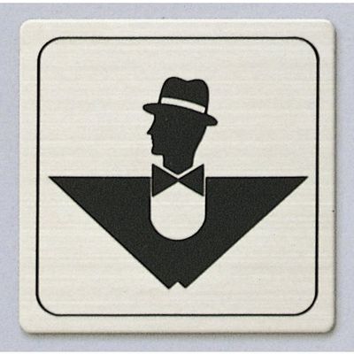 光 サインプレート 逆三男 FS893-29 1枚 359-6552（直送品）