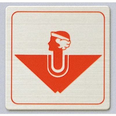 光 サインプレート 逆三女 FS893-30 1枚 344-7562（直送品）