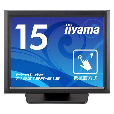 iiyama  タッチパネル液晶ディスプレイ　１５型／１０２４ｘ７６８ T1531SR-B1S（直送品）