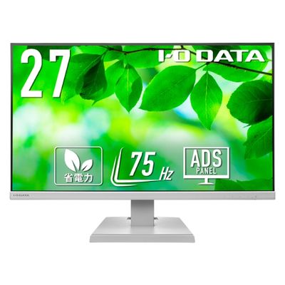 アイ・オー・データ機器 27インチワイド液晶モニター ホワイト LCD-A271DW 1台（直送品）