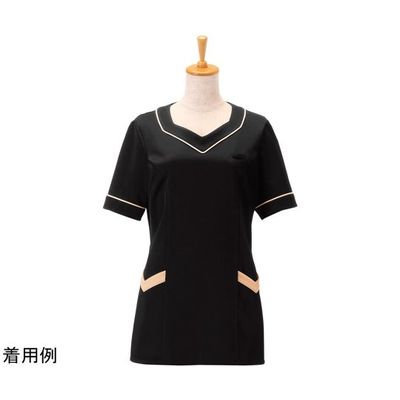 ボストン商会 レディニットシャツ クロ 15 00105 1枚 64-9065-06（直送品）