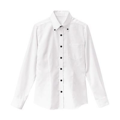 ボストン商会 レディースシャツ シロ 11 14218 1枚 64-9068-67（直送品）
