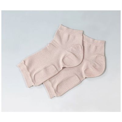 アズワン かかと・ツルツル シルクサポーター 保湿2か所タイプ 65-3968-56 1足（直送品）