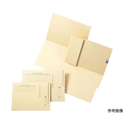 ケルン TDカルテフォルダー(抗菌紙・ケルンボード製) B5ヨコ・ラベル付き 200枚入 KS-720L 1箱(200枚) 64-0689-12（直送品）