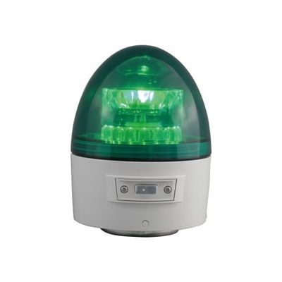 日惠製作所 電池式回転灯 φ118 ニコカプセル(緑) 手動 VL11B-003AG 1個 61-9997-12（直送品）