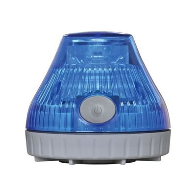 日惠製作所 充電式回転灯 φ80 ニコPOT(青) VL08B-003DB 1個 61-9997-07（直送品）