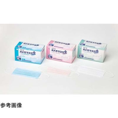 ハクゾウメディカル ハクゾウオメガマスクプラス ホワイト レギュラーサイズ 50枚入 3901421 1箱(50枚) 67-4504-75（直送品）
