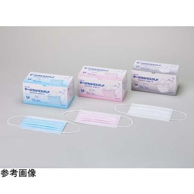 ハクゾウメディカル ハクゾウサージカルマスク ホワイト 50枚入 3087530 1箱(50枚) 67-4504-78（直送品）