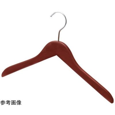 アズワン 木製ハンガー ブラウン 平型(メープル)W38cm 10本入 65-8873-89 1セット(10本)（直送品）